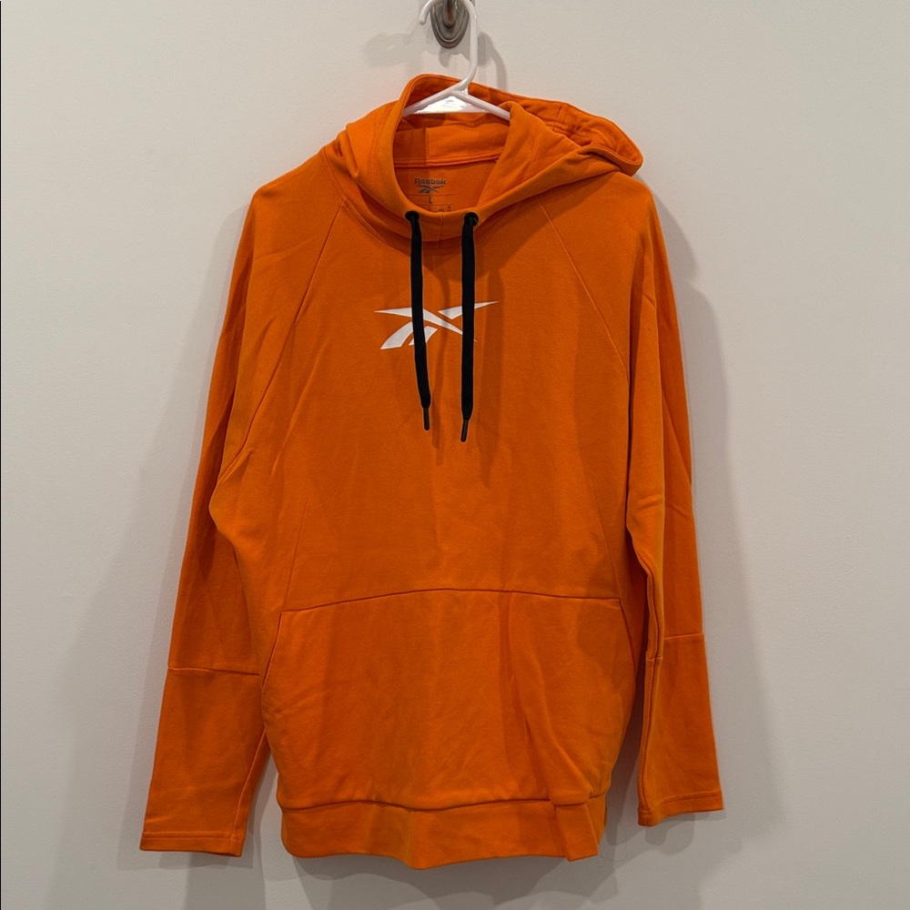 Reebok Men's Vibrant Orange Hoodie